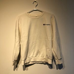 Champion Vintage White Crew Neck